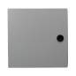 Preview: Metall Schaltschrank IP54 inkl. Montageplatte (30x30x15cm)