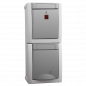 Preview: ViKO Pacific - Wechselschalter mit LED + Steckdose mit Kindersicherung (Senkrecht) IP54