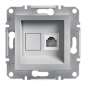 Preview: Schneider Asfora -​Netzwerkdose - ISDN-​Dose CAT5e 1xRJ45