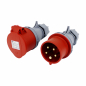Preview: CEE Stecker + Kupplung 5x16A IP44 Set