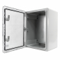 Preview: Schaltschrank IP65 (250x350x150mm) inkl. Montageplatte - mit Sichttür