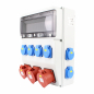 Preview: Stromverteiler (1x CEE 5pol 16A + 2x CEE 5pol 32A+ 8x Schutzkontakt 230V)