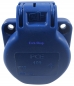 Preview: PCE Anbau-Steckdose mit Klappdeckel IP54 Blau