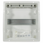 Preview: Sicherungskasten Unterputz IP40 1-Reihig 8-Module (Transparente Tür)