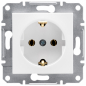 Preview: Schneider Asfora - Schutzkontakt Steckdose ohne Rahmen