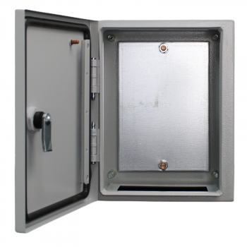 Preview: Metall Schaltschrank IP54 inkl. Montageplatte (20x25x15cm)