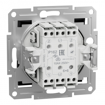 Preview: Schneider Asfora - Doppel Wechselschalter