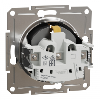 Preview: Schneider Asfora - Schutzkontakt Steckdose mit Kindersicherung