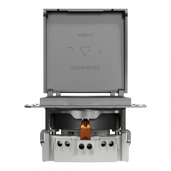 Schneider Asfora - Schutzkontakt Steckdose mit Deckel