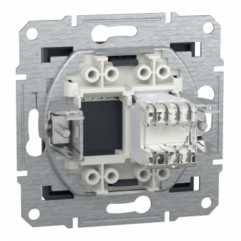 Preview: Schneider Asfora - Netzwerkdose - ISDN-​Dose CAT6 1xRJ45