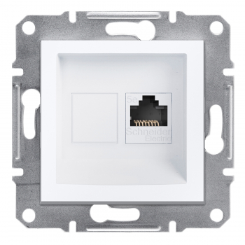 Schneider Asfora -​Netzwerkdose - ISDN-​Dose CAT5e 1xRJ45