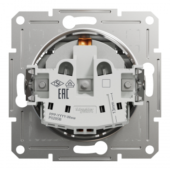 Preview: Schneider Asfora - Schutzkontakt Steckdose mit Deckel