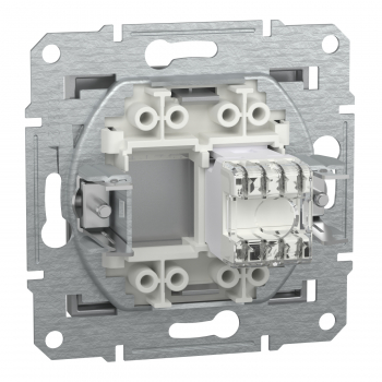 Preview: Schneider Asfora - Netzwerkdose - ISDN-​Dose CAT6 1xRJ45