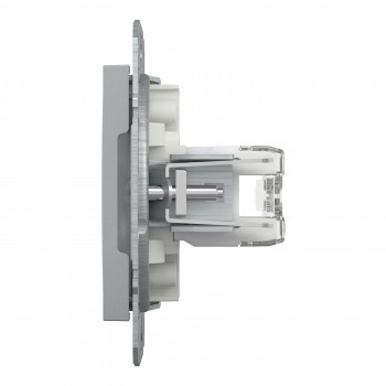 Schneider Asfora - Netzwerkdose - ISDN-​Dose CAT6 2xRJ45