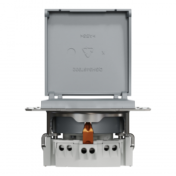 Schneider Asfora - Schutzkontakt Steckdose mit Deckel