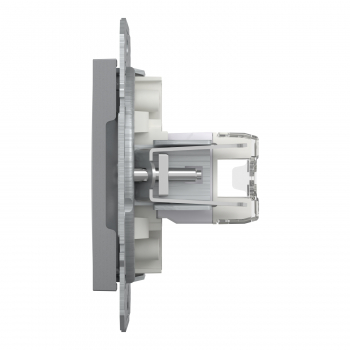 Schneider Asfora - Netzwerkdose - ISDN-​Dose CAT5e 2xRJ45
