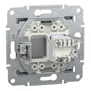 Preview: Schneider Asfora - Netzwerkdose - ISDN-​Dose CAT6 1xRJ45