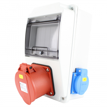 Preview: Stromverteiler (1x CEE 32A + 2x Schutzkontakt 230V)