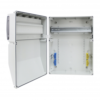 Preview: Stromverteiler Leergehäuse IP65 - 15 Module