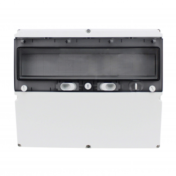 Preview: Stromverteiler Leergehäuse IP65 - 13 Module