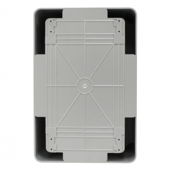 Schaltschrank IP65 (180x240x130mm) inkl. Montageplatte - mit Sichttür