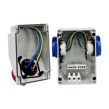 Stromverteiler (1x PCE CEE 16A + 2x PCE Schutzkontakt 230V)