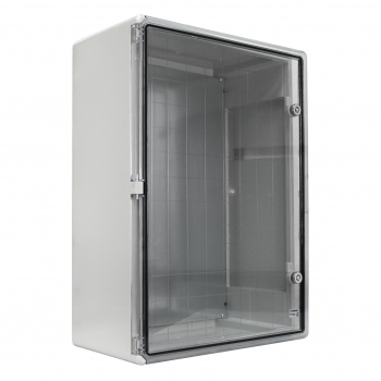 Schaltschrank IP65 (350x500x195mm) inkl. Montageplatte - mit Sichttür