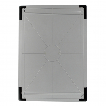 Schaltschrank IP65 (350x500x195mm) inkl. Montageplatte - mit Sichttür