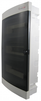 Sicherungskasten Unterputz IP40 3-Reihig 36-Module (Transparente Tür)