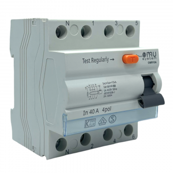 Preview: Fehlerstromschutzschalter 4-Polig 40A 30mA A-Typ 10kA