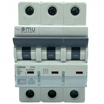 Leitungsschutzschalter 3P 6kA B 6A