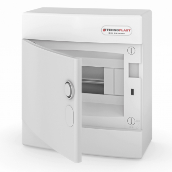 Sicherungskasten Aufputz IP40 1-Reihig 8-Module
