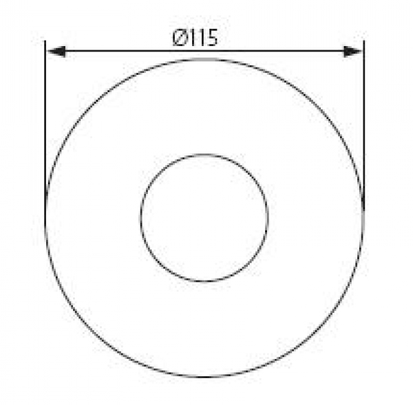 Kanlux - Bewegungsmelder (ZONA JQ-37-W) erkennung 360° bis 10m PIR