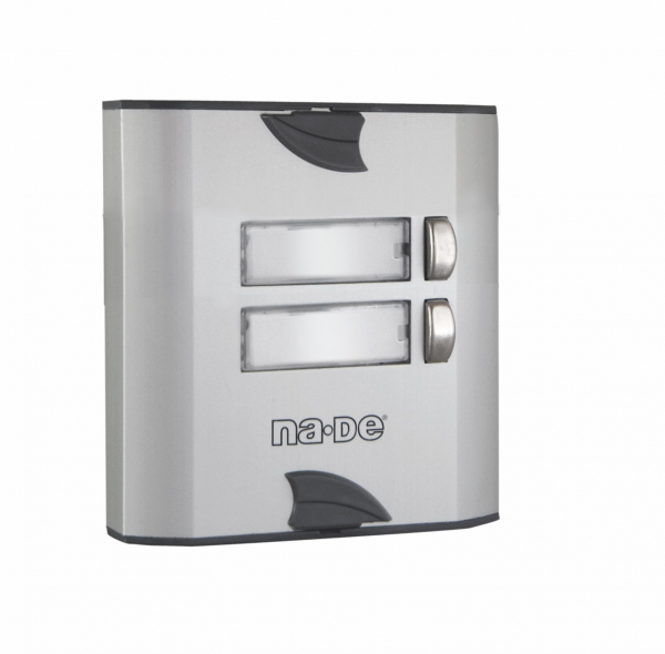 Türklingel mit LED für 2 Parteien Familienhaus (06002)