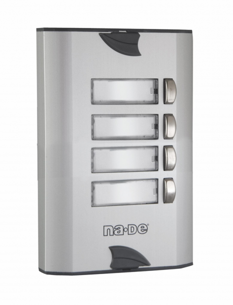 Türklingel mit LED für 4 Parteien Familienhaus (06004)