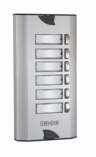 Türklingel mit LED für 6 Parteien Familienhaus (06006)