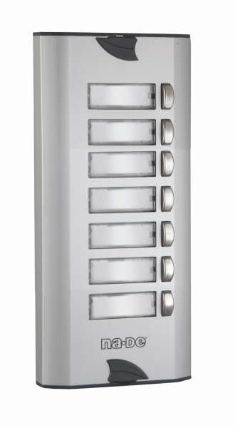 Türklingel mit LED für 7 Parteien Familienhaus (06007)