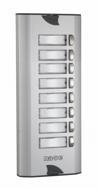 Türklingel mit LED für 8 Parteien Familienhaus (06008)