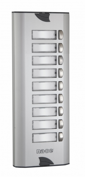 Türklingel mit LED für 9 Parteien Familienhaus (06009)