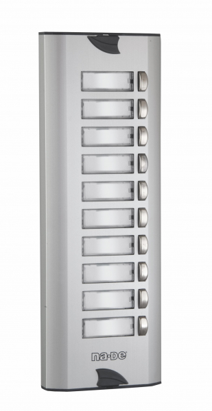 Türklingel mit LED für 10 Parteien Familienhaus (06010)