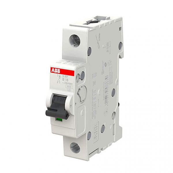 ABB Sicherungsautomat Leitungsschutzschalter S201 B16 1-polig LS Schalter