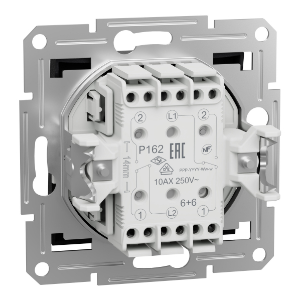 Schneider Asfora - Doppel Wechselschalter