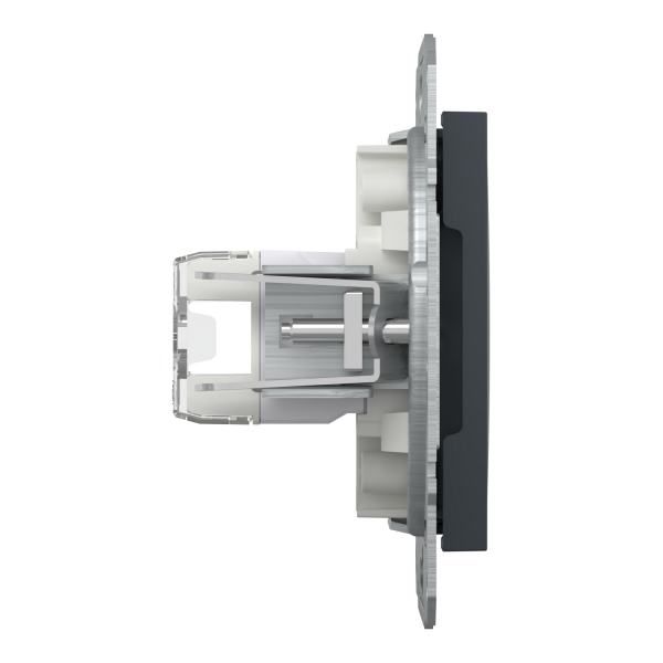 Schneider Asfora - Netzwerkdose - ISDN-​Dose CAT5e 2xRJ45