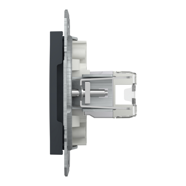 Schneider Asfora - Netzwerkdose - ISDN-​Dose CAT5e 2xRJ45