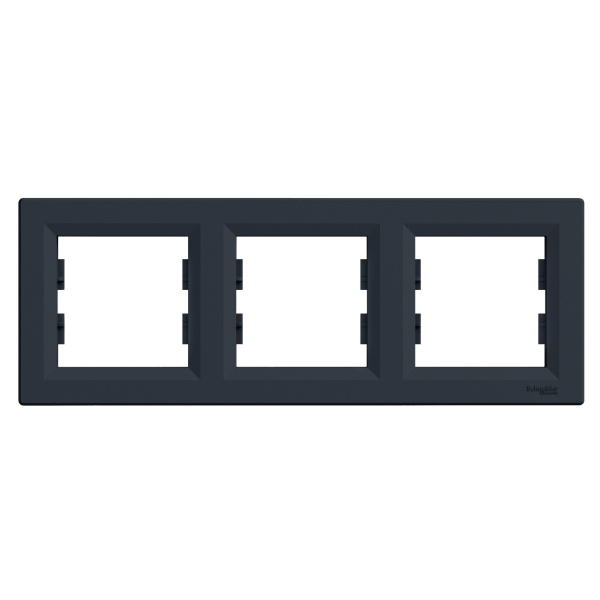 Schneider Asfora - 3er Rahmen (Waagerecht)