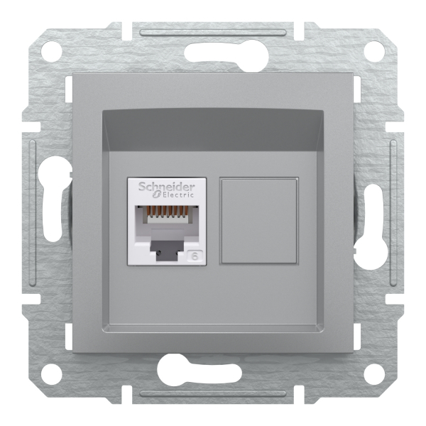 Schneider Asfora - Netzwerkdose - ISDN-​Dose CAT6 1xRJ45