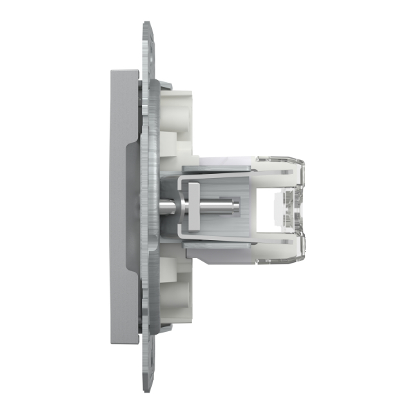 Schneider Asfora - Netzwerkdose - ISDN-​Dose CAT6 2xRJ45