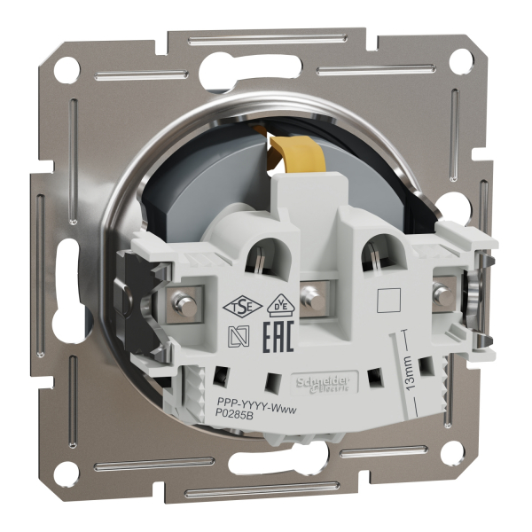 Schneider Asfora - Schutzkontakt Steckdose mit Kindersicherung