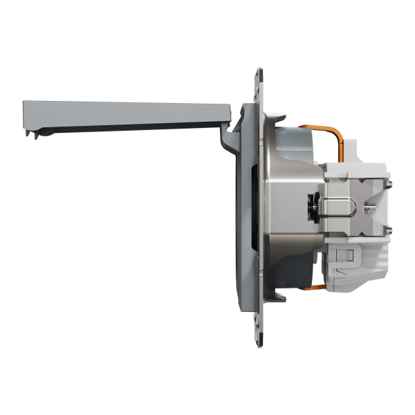 Schneider Asfora - Schutzkontakt Steckdose mit Deckel