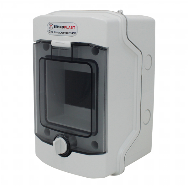 Sicherungskasten Aufputz IP65 Feuchtraum 1-Reihig 6 Module